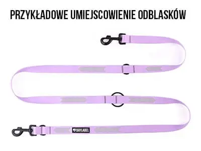 Przykładowe umiejscowienie odblasków